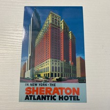 New York City Manhattan c1960's Sheraton Atlantic Hotel, vintage cars, 34th St. picture