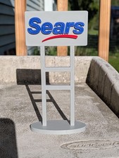 Vintage Sears Store Sign Replica | 3D Printed Retro Department Store Decor picture