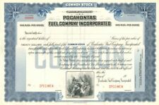 Pocahontas Fuel Co. Incorporated - Specimen Stock Certificate - Specimen Stocks  picture