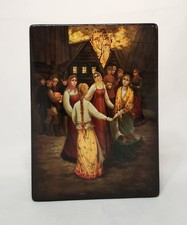 Vintage Russian Lacquer Box 