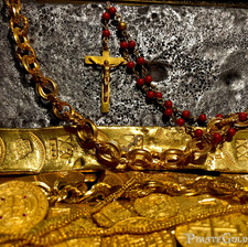 ATOCHA FLEET SHIPWRECK TREASURE GOLD BAR MEL FISHER COA MAGAZINE $250K in 1985 picture