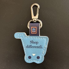Aldi Keychain Quarter Holder for Cart *Shop Differentli* Grocery Store Key Charm picture