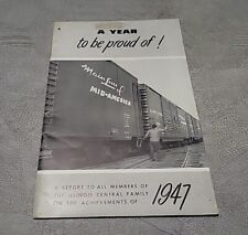 1947 Illinois Central Railroad Vintage Employee Booklet Advertising  picture