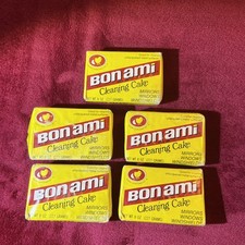 Set of 5-Vintage Bon Ami Soap Cake Bar Soap 4oz picture