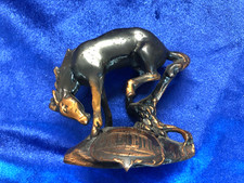 Vintage Reno Nevada Souvenir Horse Figurine Court House Metal Statue picture