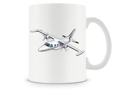 Mitsubishi MU-2 Marquise Ceramic Coffee Mug - 15oz. picture