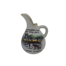Knott's Berry Farm Ghost Town CA Pitcher Calico Express Porcelain Trinket Chapel picture