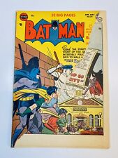 Batman #70  DC 1952 NEWSSTAND RTRN WAREHOUSE FIND UNRESTORED BEAUTY 1 PRINT picture