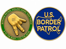 DL13-007 Border Patrol Agent CB Task Force Challenge Coin picture