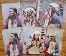 6 1901 Native American Chicago Inter-Ocean Supplement Prints Antique William Rau picture