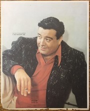 Jackie Gleason 8 x 10 Photo, Vintage, CBS Star, Smoking picture