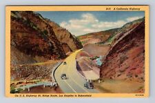 Los Angeles CA-California, US Highway 99, Antique, Vintage Souvenir Postcard picture