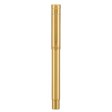 HONG DIAN 1861 Fountain Pen Long Blade Nib Raw Brass Converter Metal Pen Case picture