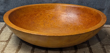 Vintage Munising Solid Wood Dough Bowl Large 10