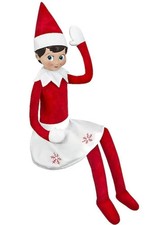 5 FT POSEABLE GIRL ELF ON THE SHELF CHRISTMAS DECORATION picture