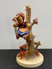 Hummel Goebel 'Out of Danger 56/8 Girl Apple Tree Dog 6.5’’in Tall picture