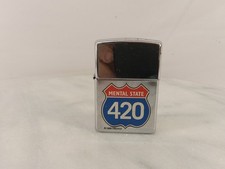 1999/ 2000 Zippo Lighter Trevco Mental State Highway 420 Rare picture