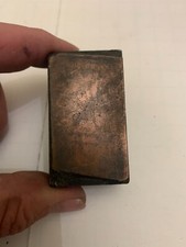 Antique Letterpress Printing Block Church Religious Communion Book picture