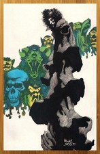 1994 Sandman Pinup Print Ad/Poster Vertigo Comics Neil Gaiman Kelley Jones Art picture