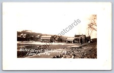 K68/ Rockwood Pennsylvania RPPC Postcard c1936 Flood Disaster Water St 38 picture