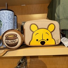 2026 Disney Parks Loungefly Winnie The Pooh Crossbody Bag + Coin Purse NWT picture