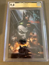 Batman #614 CGC 9.8 WP JSA Clayton Crain Signed & Remark Batman 89 Variant Hush picture