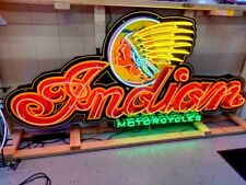 Indian Motorcycles Neon Sign / Motorcycle Signs / Indian Neons / Garage / Dealer picture
