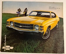 Original 1971 Chevrolet Chevelle Sales Brochure SS-Malibu etc. picture