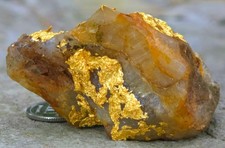 Crystalline Gold Ore Specimen 40.52g Soft And Malleable ☆NO TARIFFS☆VERY NICE picture