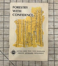 Forestry With Confidence Washington State Forest Service Pamphlet Vintage picture