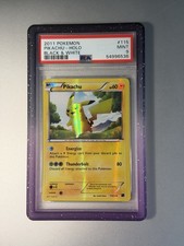 Pokemon • Pikachu • Black & White 2011 • Holo • 115/114 • PSA 9 • EN picture