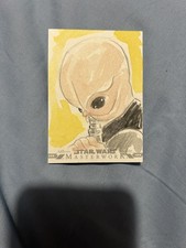2022 Topps Star Wars Masterwork - Figrin D’an Sketch Card by Oscar Chavez 1/1 picture
