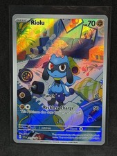 2023 Pokemon Riolu 215/198 Illustration Rare Scarlet & Violet picture