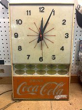 Vintage Coca Cola Clock 1960s-1970s picture