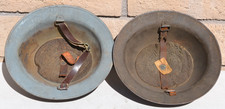 LOT OF 2 WW1 US ARMY  DOUGHBOY HELMET US MILITARY WWI GREAT WAR picture