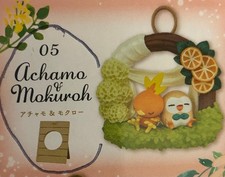 RE-MENT Pokemon Wreath Collection Happiness Mini Ornament Figure Torchic Rowlet picture