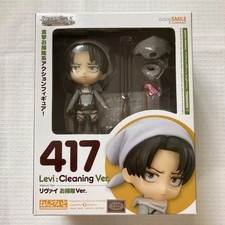 Anime Levi Cleaning Ver. Attack On Titan 417 Pvc Action Figure Toys Gifts Boxes picture
