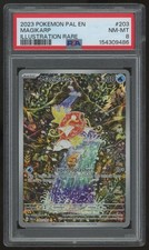 2023 Pokemon Magikarp Paldea Evolved Illustration Rare #203 PSA 8 picture