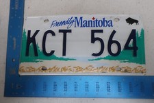 Manitoba MB License Plate Tag Canada KCT 564 picture