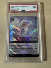 2023 DISNEY LORCANA EN 1-THE FIRST CHAPTER #207 ELSA ENCHANTED Psa 9 picture