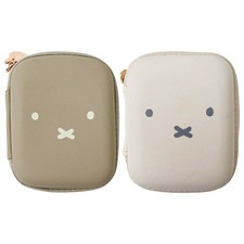 Miffy Face Hard Shell Mini Case Gadget Pouch Earphone Bag White Grey Kawaii Gift picture