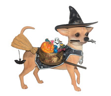The Danbury Mint Company Chihuahua Halloween Figurine Realistic Collectible RARE picture