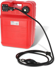 Boat Gas Tank Kit 6 Gallon - Portable Plastic Outboard Marine Boat Fuel Tank wit picture