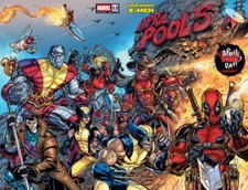 🟡🔵 UNCANNY X-MEN #12 CHAD HARDIN APRIL POOL'S DAY WRAPAROUND🔑*3/26/25 PRESALE picture