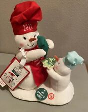 HALLMARK 2022 Can't Wait For Cookies Snowmen Sound & Motion We Dance & Sing NWT picture