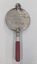 Vintage Nordic Ware Scandinavian Krumkake Iron Aluminum Minn, MN Pizzelle Waffle picture