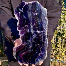 6.3LB Natural beautiful Rainbow Fluorite Crystal stone specimens picture