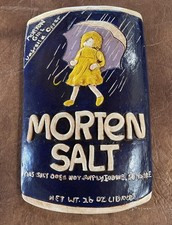 Vintage 1975 Morten Salt Plaster Wall Hanger Rare Collector Great Condition picture