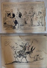 (2) 1930s American Political Cartoons - Ralph 