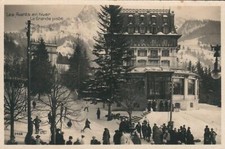 VINTAGE Real Photo Switzerland Les Avants en Hiver Le Grande Piste POSTCARD picture